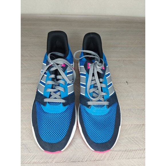 Adidas Run 90s Womens Sneakers Size 10 Blue Pink Mesh Athletic Running Shoes - Picture 2 of 8